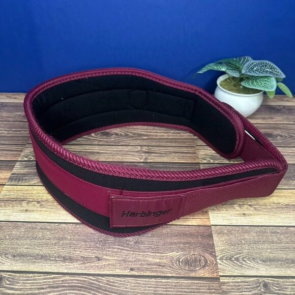 NWOT Harbinger Foam Core Belt 4.5" for Lifting Size Large (Merlot) - Picture 2 of 13